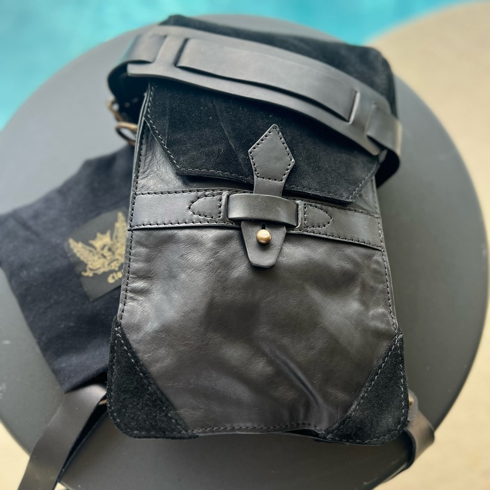 Cult favorite Cloak NYC deadstock messenger bag.